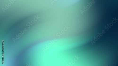 Soft Blue and Green Abstract Background with Gentle Flowing Waves.