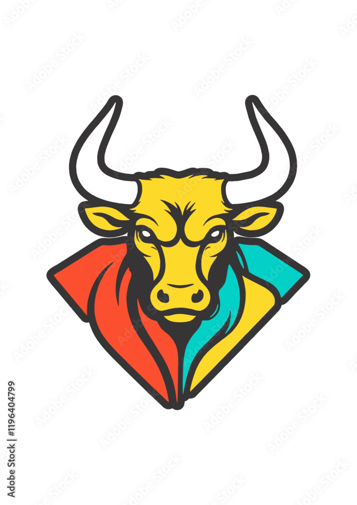 Bull Icon Design For Logo