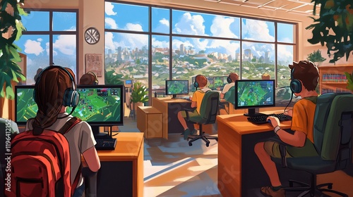 Urban Skyline Gamers: High-School Esports Team