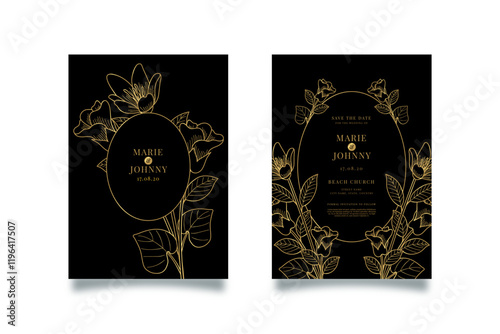Golden Restaurant Menu Template 2