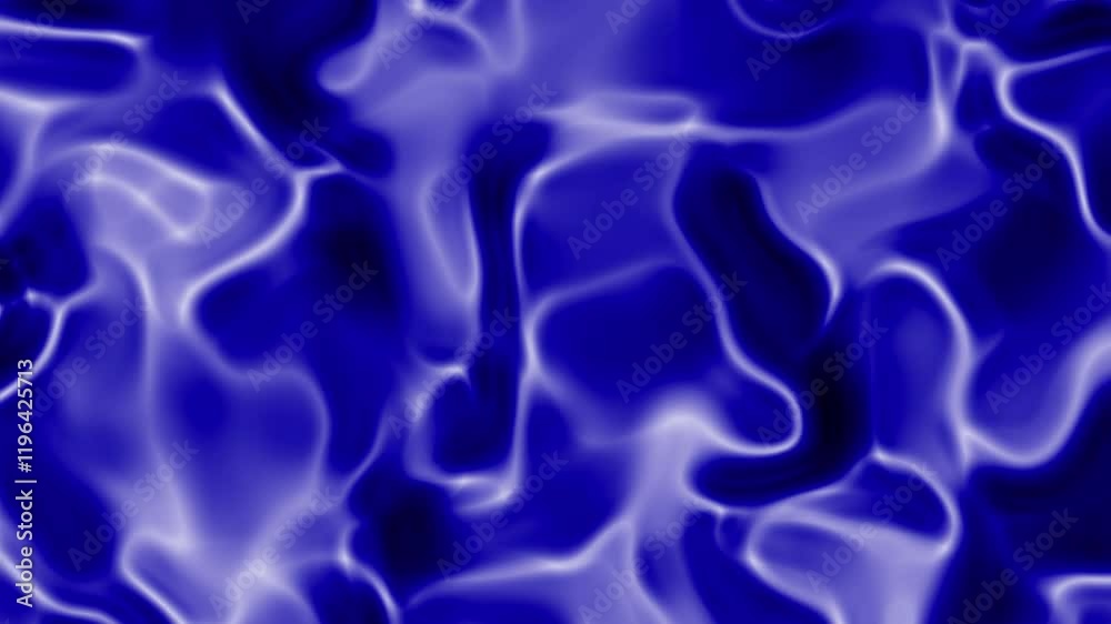 This animated background features undulating waves in various shades of blue, creating a fluid, tranquil feel reminiscent of moving water