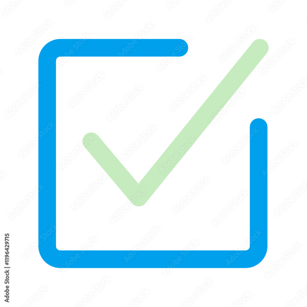 checked duo tone icon