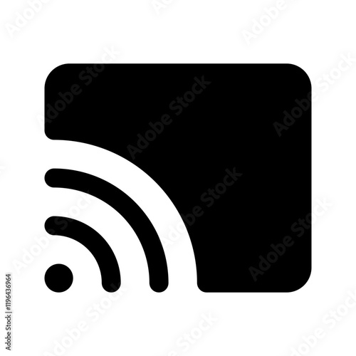 cast glyph icon