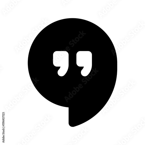 google hangouts glyph icon