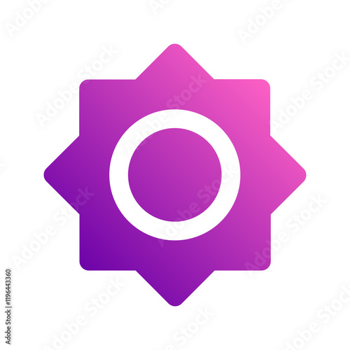 brightness gradient icon