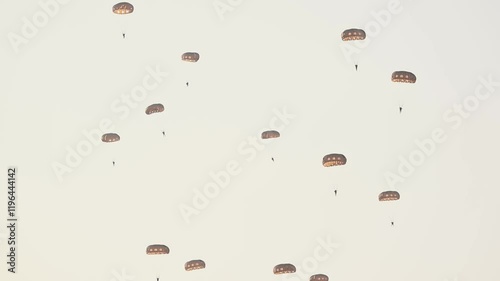 A thrilling moment as paratroopers drop during the UAE’s military showcase