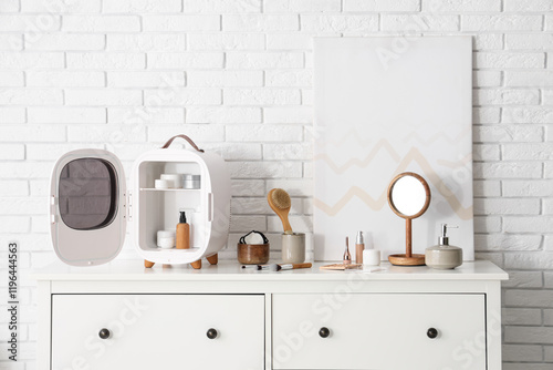 Small cosmetic refrigerator...