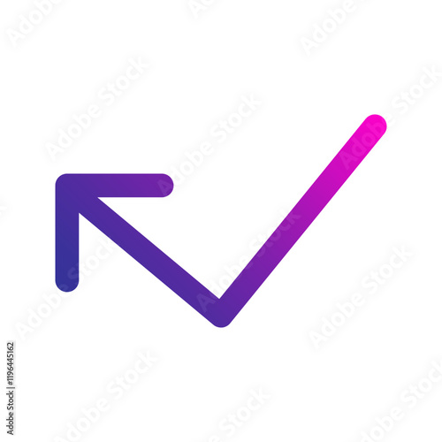 missed call gradient icon