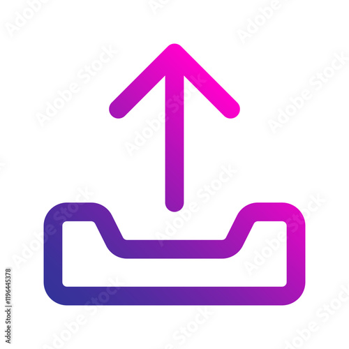 upload gradient icon
