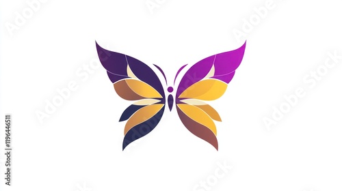 Abstract Butterfly: A Vibrant Symbol of Transformation and Grace