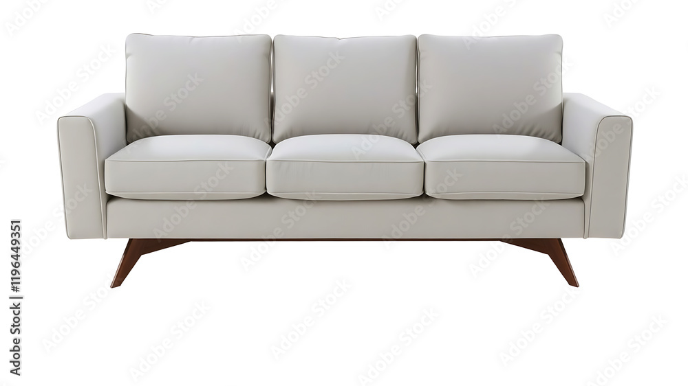 Stylish Dark Gray Sofa with Classic Design. Stylish Dark Gray Sofa with Classic Design.