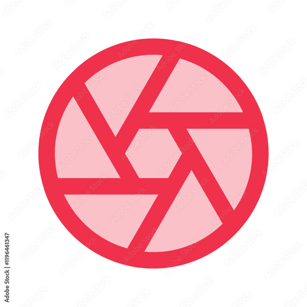 camera shutter outline fill icon camera shutter outline fill icon
