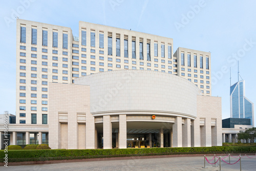 Shanghai Municipal People's Government palace, China. photo