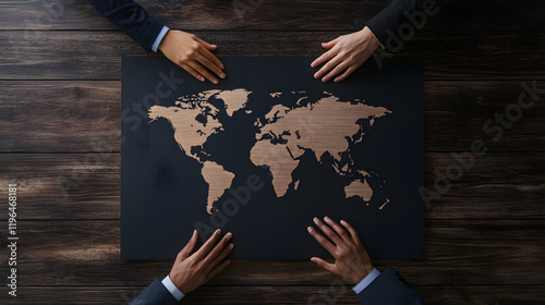 Business cultural exchange showcasing cross-cultural teams collaborating, emphasizing diversity, teamwork, and global cooperation to foster innovative ideas and solutions in a professional setting.
