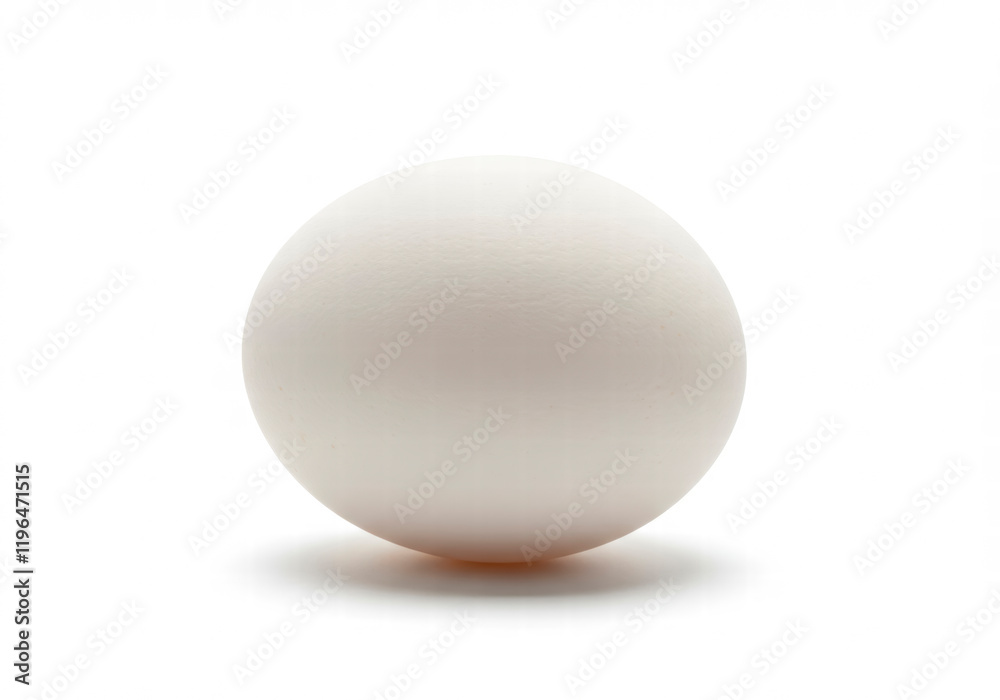 Single chicken egg isolated on a clean white background Single chicken egg isolated on a clean white background