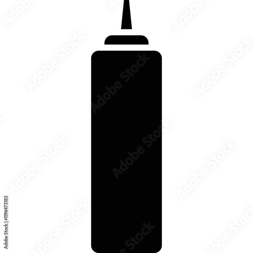 Simple vector icon sauce bottle
