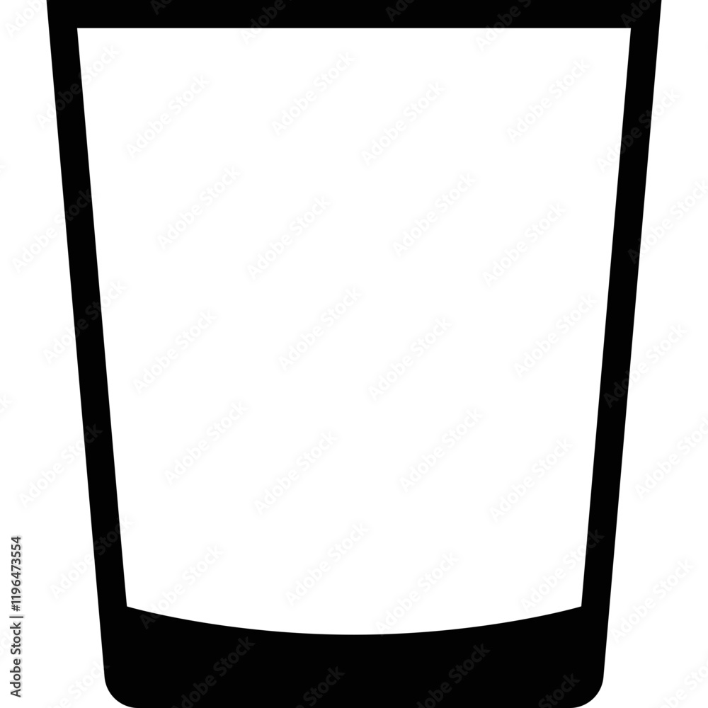 Simple vector icon whiskey glass
Simple vector icon whiskey glass