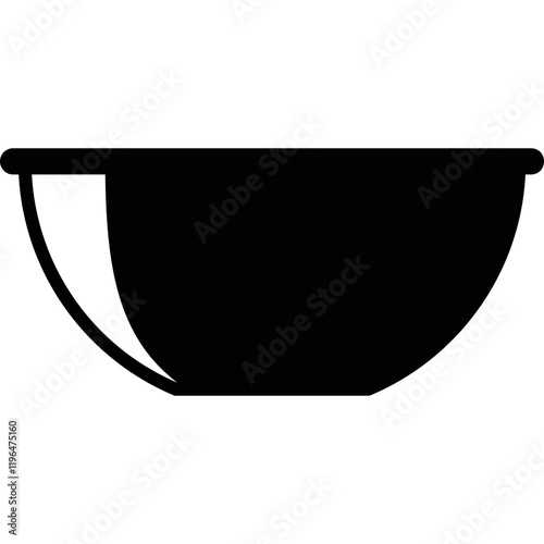 Simple vector icon bowl