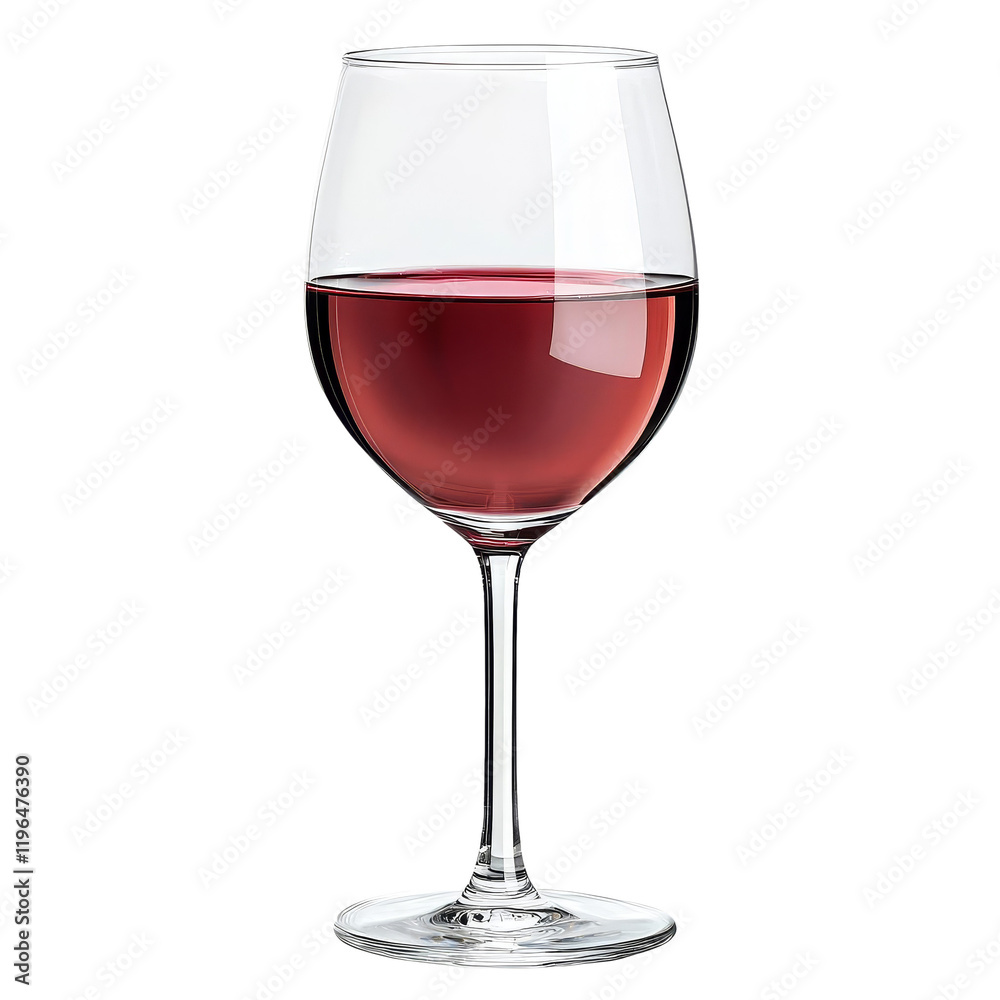 Elegant red wine glass filled with rich wine, perfect for celebrations and gatherings, isolated on a white background. Elegant red wine glass filled with rich wine, perfect for celebrations and gatherings, isolated on a white background.