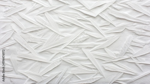 Abstract white texture with layered paper-like elements creating a peaceful and minimalist background suitable for various creative applications