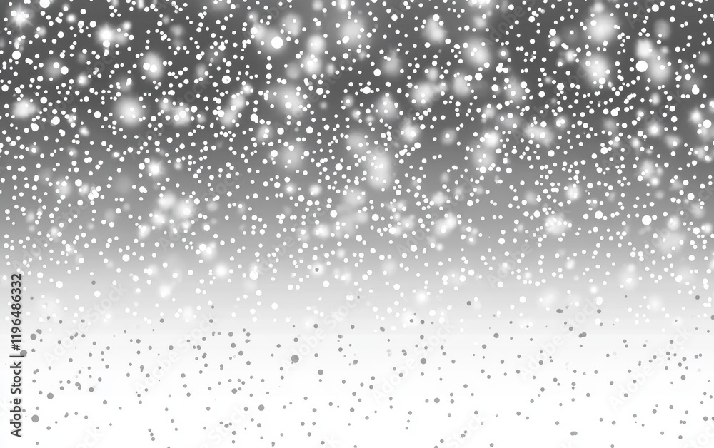 Falling snow, winter, gray, white, background. Falling snow, winter, gray, white, background.