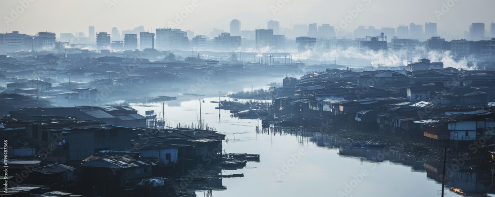 Fototapeta premium panorama of the city of the city