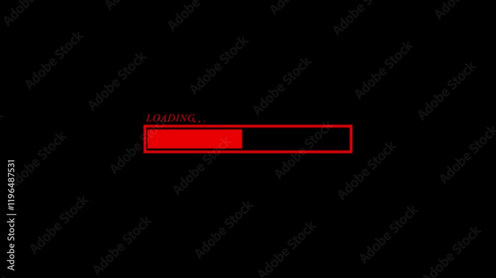 Neon arrow loading icon red color animation Neon arrow loading icon red color animation