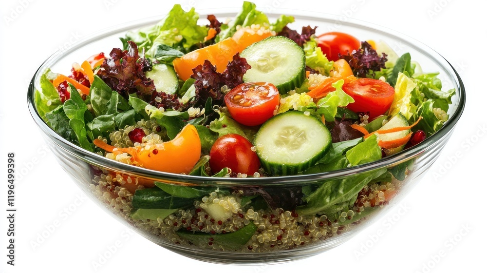 Delicious and Nutritious Quinoa Salad with fresh vegetables Delicious and Nutritious Quinoa Salad with fresh vegetables