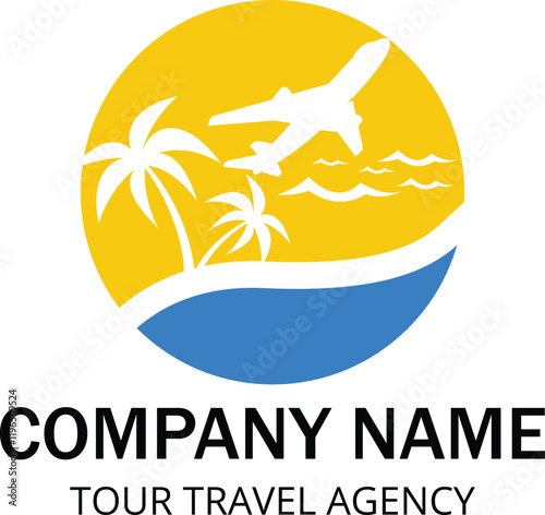 tour and travel agency logo design