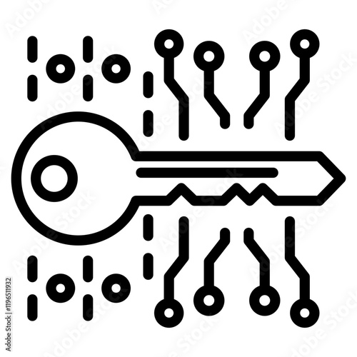 Cryptographic Key Icon
