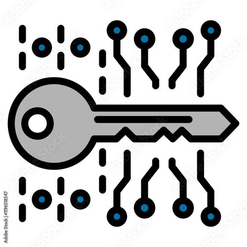 Cryptographic Key Icon