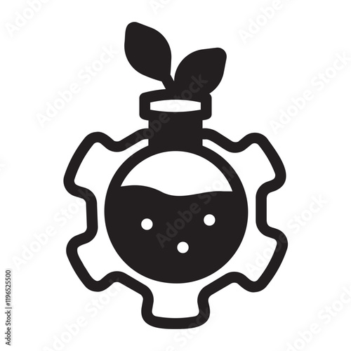 Bioengineering glyph icon