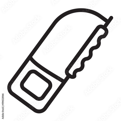 Hack Saw line icon