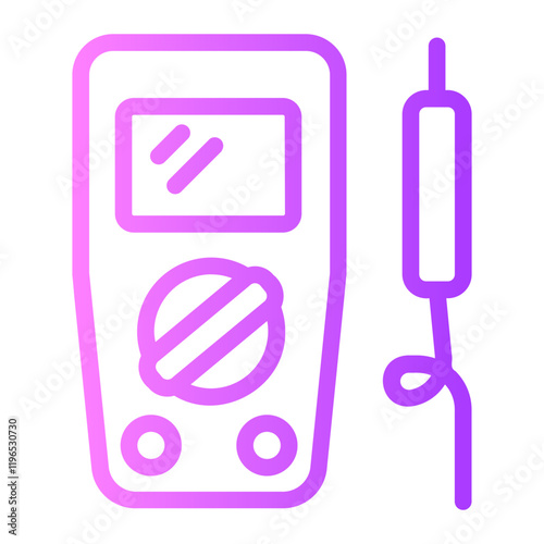 voltmeter gradient icon