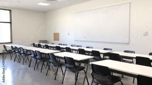 Empty Classroom Ready for L...