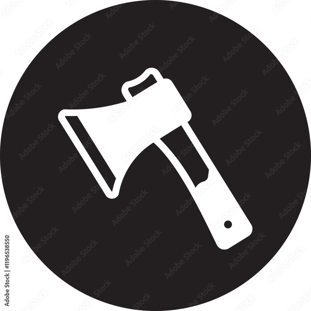 Axe glyph icon Axe glyph icon
