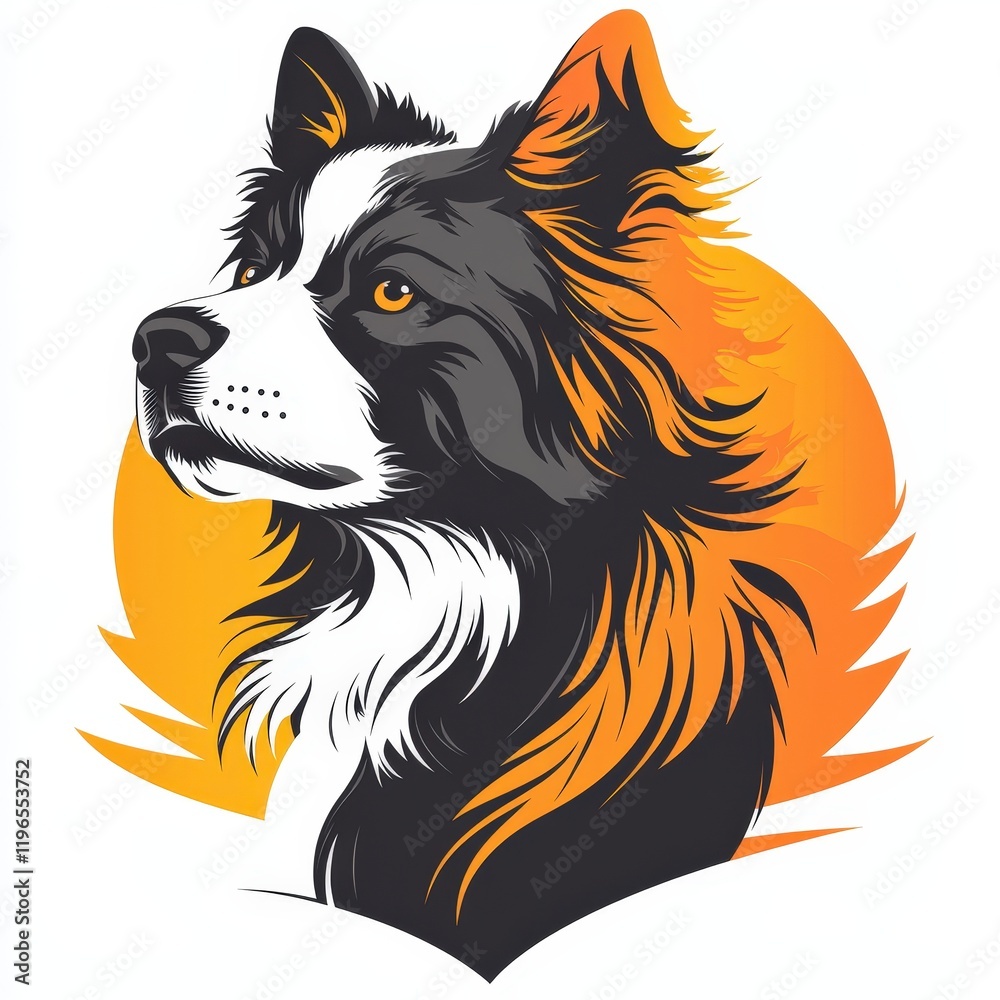 Fototapeta premium Design of pet care icon logo illustration isolated on white background