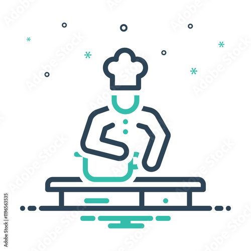 Mix icon for cook