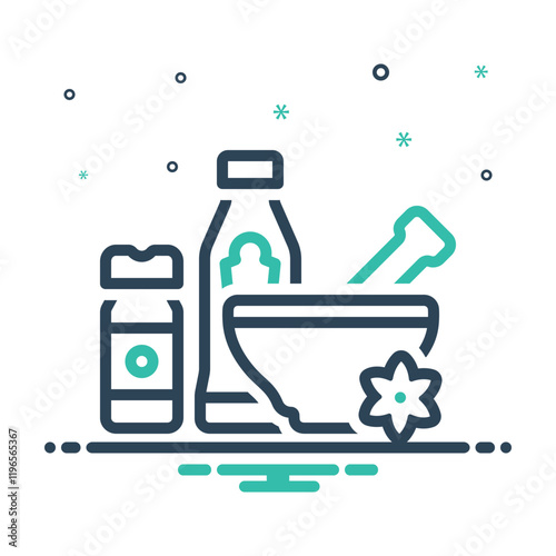 Mix icon for seasoning