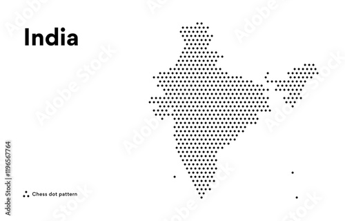 Dotted Map of India
