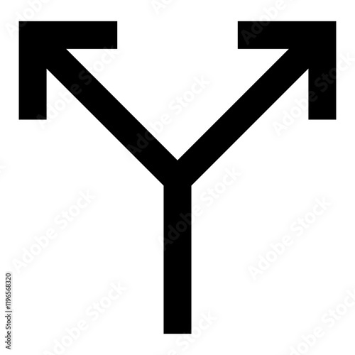 Y Intersection Icon