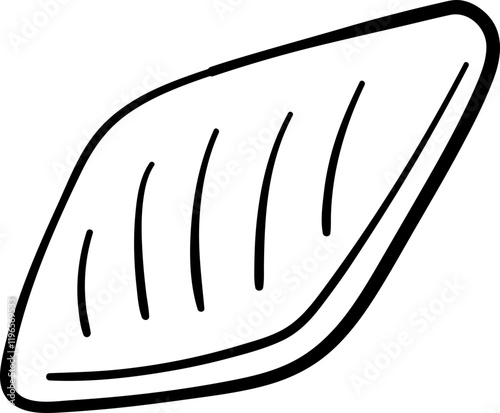 Doodle Chicken Breast Hand Drawn Illustration