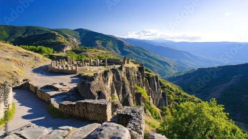 Ancient Ruins on Mountaintop