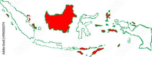 Many various island in Indonesian Archipelago