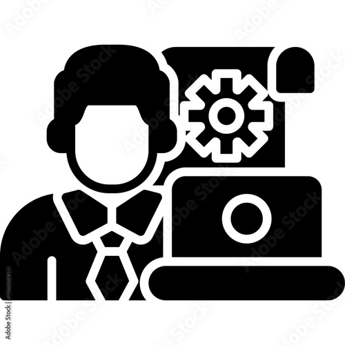 Remote Worker Icon