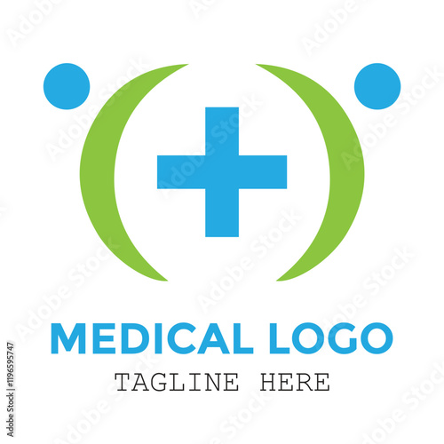 Doctor professional special colorful medical sign with pharmaceutical logo design
