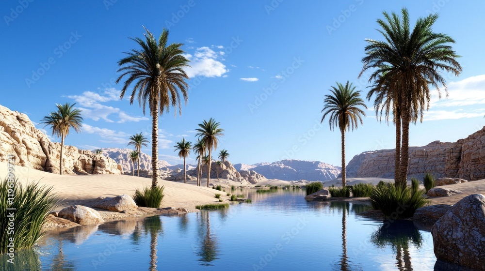 Serene Desert Oasis Serene Desert Oasis