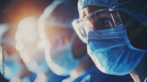 Wallpaper Mural Innovative surgical team in action close-up medical photography in clinical setting Torontodigital.ca