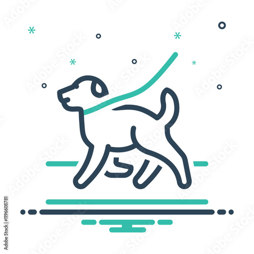 Mix icon for dog walk