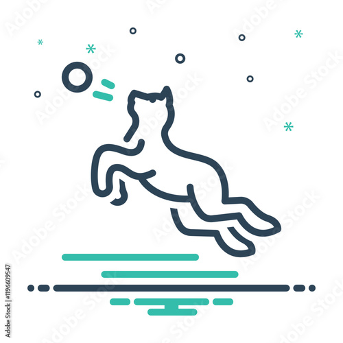 Mix icon for playing with dog